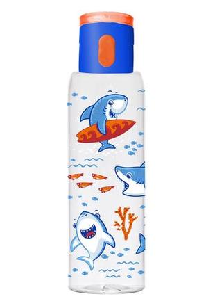 Бутылка для воды herevin hanger-shark 0.5 л (161417-370)