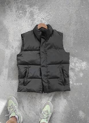 Жилетка качественная водоотталкивающая плащевка + утеплитель экопух