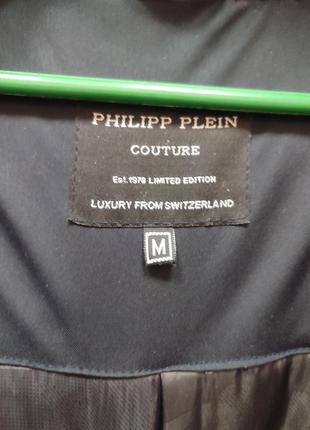 Удлиненная удобная мужская куртка philipp plein5 фото