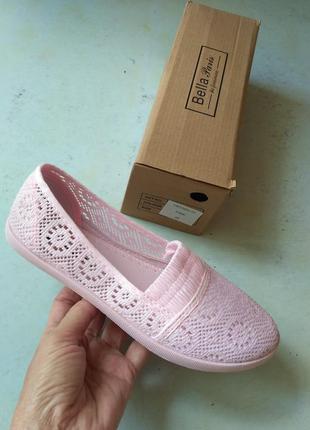 Балетки ажурні 41 рр легкі текстиль