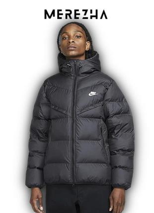 Пуховик nike m nk sf wr pl-fld hd jkt [м - хл] оригинал