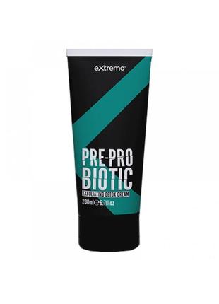 Крем-детокс extremo pre-probiotic detox exfoliating cream для очищення шкіри голови (ex228) 200 мл