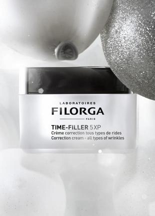 Набор filorga time-filler 5xp крем дневной и ночной от морщин