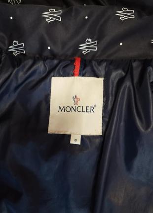 Пуховик, полукомбинезон на пуху moncler на 5-6 лет8 фото