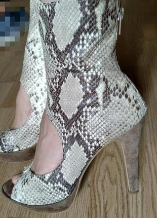Туфли босоножки сандалии змеиная кожа2 фото