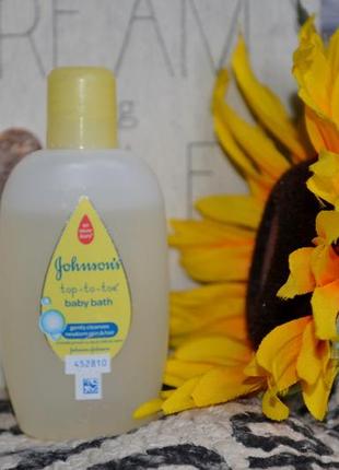 Джонсонс беби пенка-шампунь от макушки до пят johnsons baby top to toe bath 50 ml3 фото