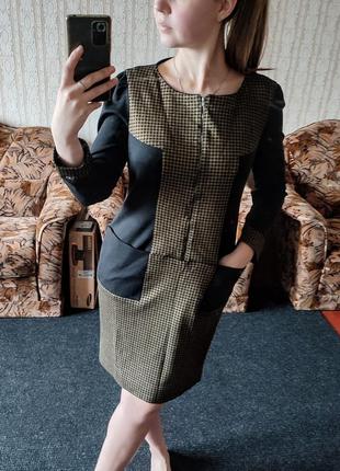 Сукня-олівець m-l з кишенями. плаття - міді
