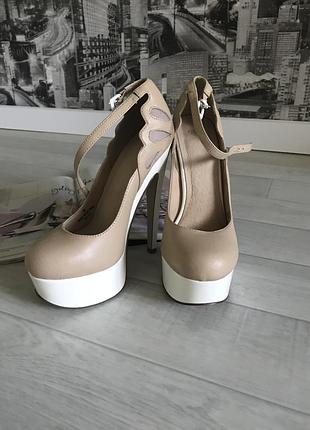 Asos platform pump heels оригинальные туфли на высоком каблуке