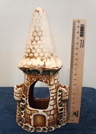 Домик для рыбок, замок в аквариум, декор подводный