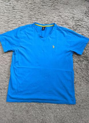 Футболка uspa, size xl, плкчи 48 подмышки 60 длина 77