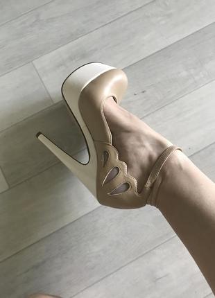 Asos platform pump heels оригинальные туфли на высоком каблуке7 фото