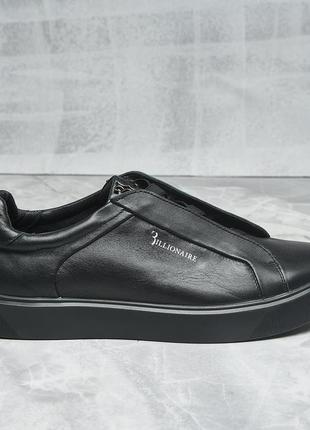 Стильные черные качественные брендовые мужские кроссовки весна-осень,натуральная кожа-мужская обувь весна8 фото