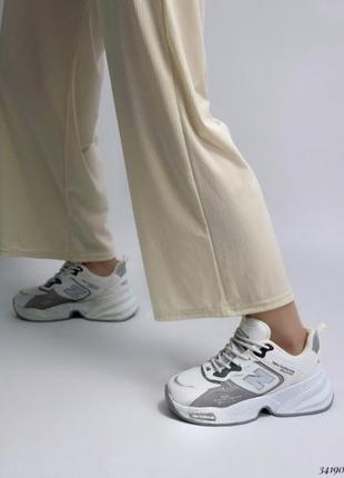 Кроссовки n женские белые кроссовки на высокой подошве7 фото