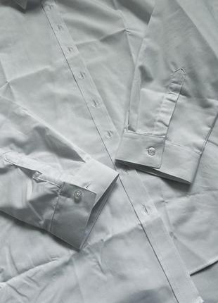 Базова белая рубашка фирменная!7 фото