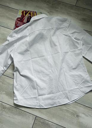 Біла базова фірмова сорочка нова модель!!6 фото