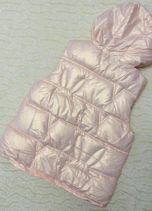 Демісезонна дитяча жилетка безрукавка для дівчинки ріст 1402 фото