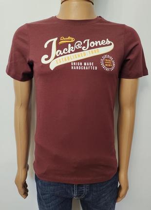 Мальчишка стильная футболка jack &amp;jones, р.xxs/xs2 фото