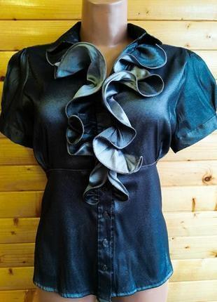 347.шинарная нарядная блузка модного английского дизайнера marina kaneva london