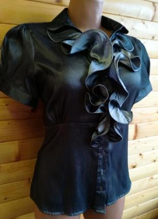 347.шинарная нарядная блузка модного английского дизайнера marina kaneva london2 фото