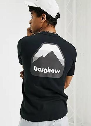 Berghaus graded peak t shirt black 4-a001437bp6 футболка майка оригинал черная