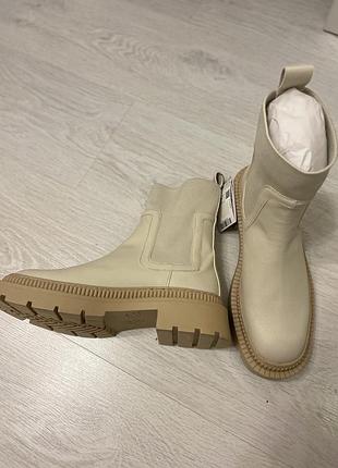 Шкіряні чоботи mango