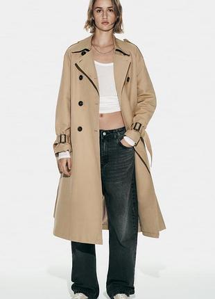 Тренч zara 2024