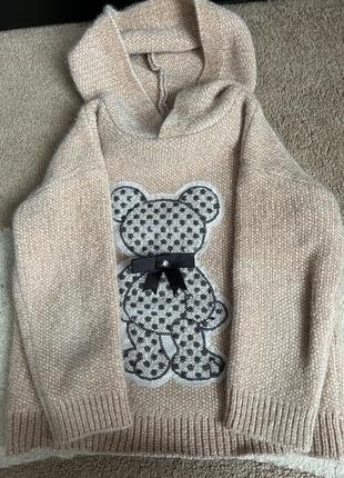 Теплий костюм на дівчинку