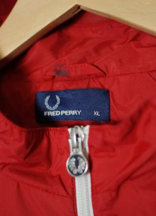 Fred perry чоловіча вітровка легка куртка весняна олімпійка lacoste ralph lauren фред пері червона з лампасами ellesse nike8 фото