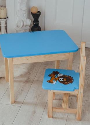 Детский стол и стул для учебы, рисования ,игры10 фото