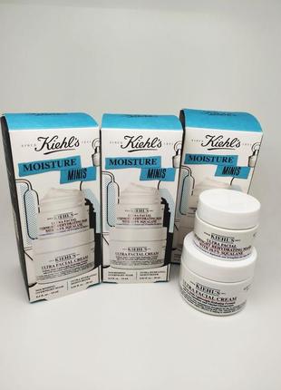 Набір для обличчя зволожувальний kiehl's since 1851 ultra facial cream overnight rehydrating mask