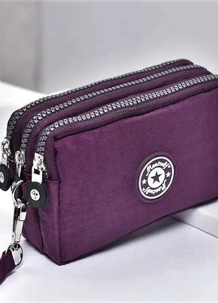 Маленька сумка meetself з плечовим ремінцем purple