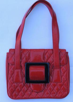 Новая стильная красная сумка m&s per una