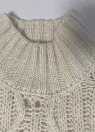 Hemisphere ажурный свитер оверсайз кашемир + шелк3 фото