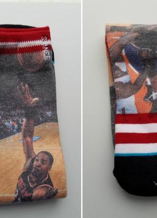 Баскетбольні шкарпетки stance miami heat alonzo mourning nba all-star playoffs спортивні2 фото