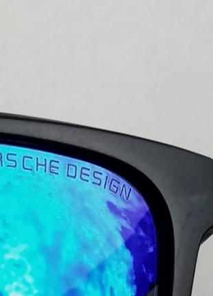 Porsche design очки мужские солнцезащитные синие зеркальные поляризированые8 фото