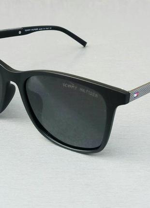 Tommy hilfiger очки мужские солнцезащитные черные поляризированые