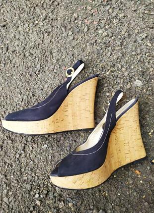 Туфли, босоножки, танкетка, carlo pasolini6 фото