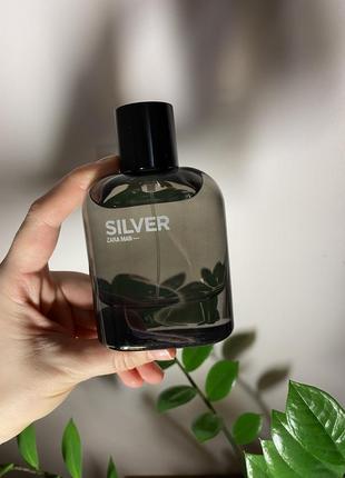 Мужской парфюм man silver 80 ml5 фото