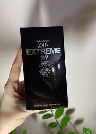 Мужской парфюм extreme 9.0 100 ml от zara