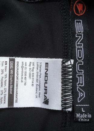 Велошорты  endura m90 graphics bib short (l)5 фото