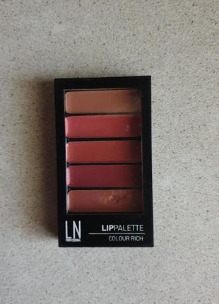 Ln professional lip palette палітра помад2 фото