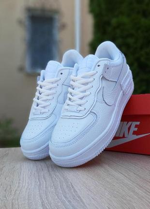 Nike air force 1 shadow white 🆕 женские кроссовки найк 🆕 белый