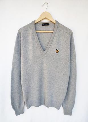 Чоловічій вовняний джемпер lyle&scott