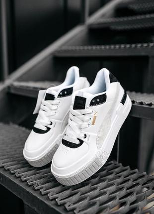 Puma cali sport mix white black 🆕 женские кроссовки пума 🆕  черный/белый