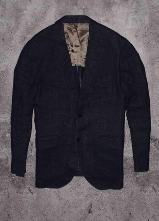 Hackett london wool linen blazer (мужской премиальный пиджак блейзер )