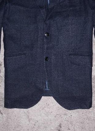 Hackett london wool linen blazer (мужской премиальный пиджак блейзер )3 фото