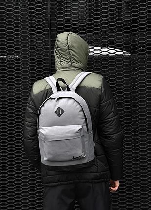 Рюкзак nike серый