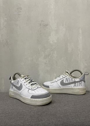 Кожные весенние кроссовки кеды обуви nike air force, размер 38, 24 см