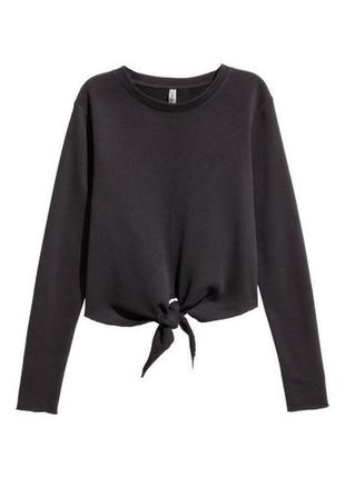 Світшот із зав'язкою від h&m л/40