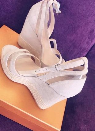 Замшеві босоніжки stefano lompaz